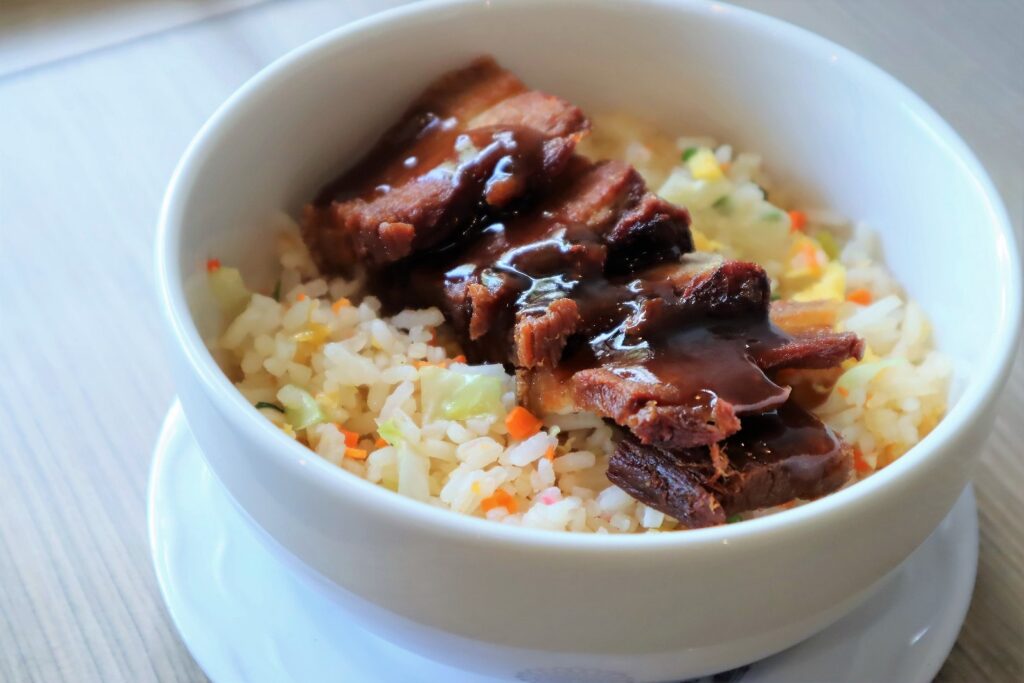 braised beef with rice